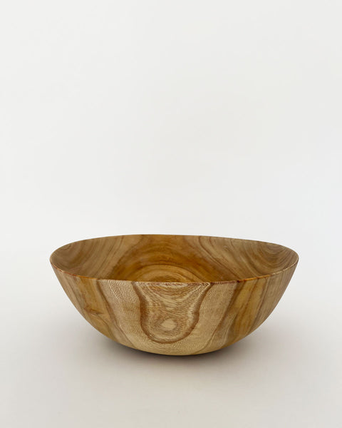 Load image into Gallery viewer, Whitewashed Korean Zelkova Extra Large Bowl

