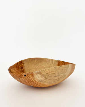 Oil and Waxed Korean Oak Imperfect Bowl
