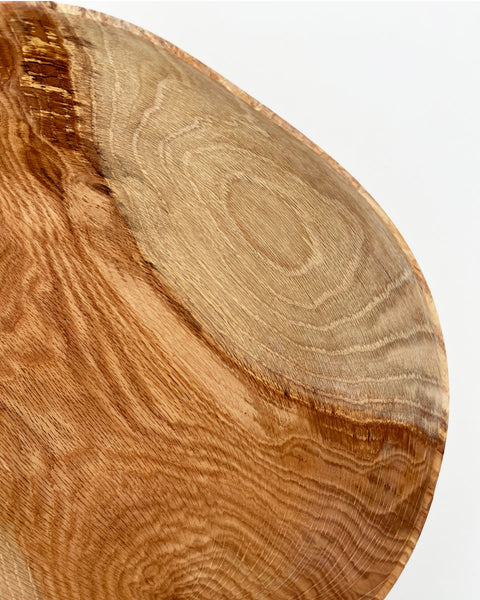Load image into Gallery viewer, Oil and Waxed Korean Oak Imperfect Bowl
