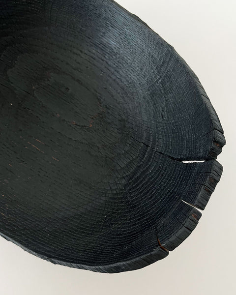 Load image into Gallery viewer, Charred Oak Wood Plate (10&quot;)
