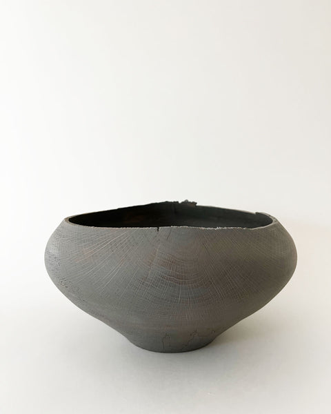Load image into Gallery viewer, Gray Dyed Korean Oak Vessel, Extra Large
