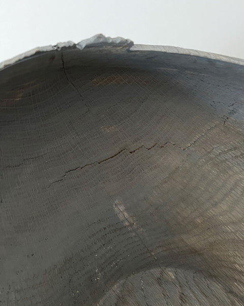 Load image into Gallery viewer, Gray Dyed Korean Oak Vessel, Extra Large
