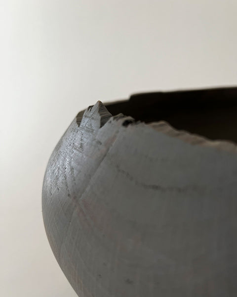 Load image into Gallery viewer, Gray Dyed Korean Oak Vessel, Extra Large
