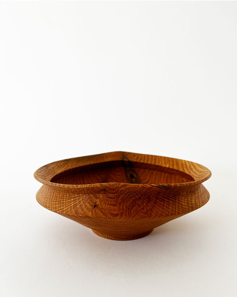 Load image into Gallery viewer, Oiled Korean Oak Roman Shape Bowl
