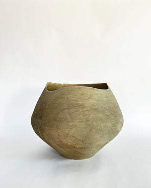 Dyed Korean Acorn Large-Scale Round Vessel, Dyed